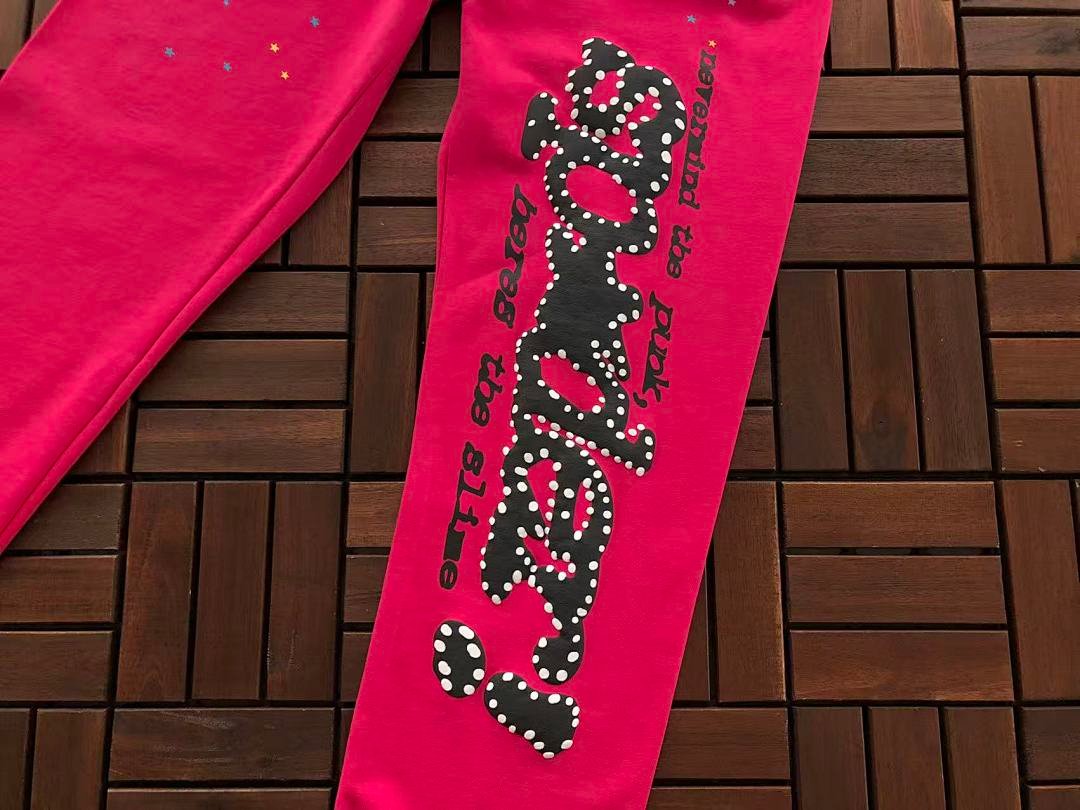 Sp5der tracksuit set logo detail (photo 18/51)