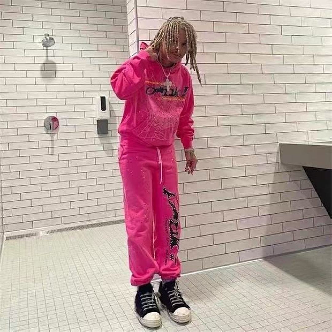 Sp5der tracksuit set back view (photo 50/51)